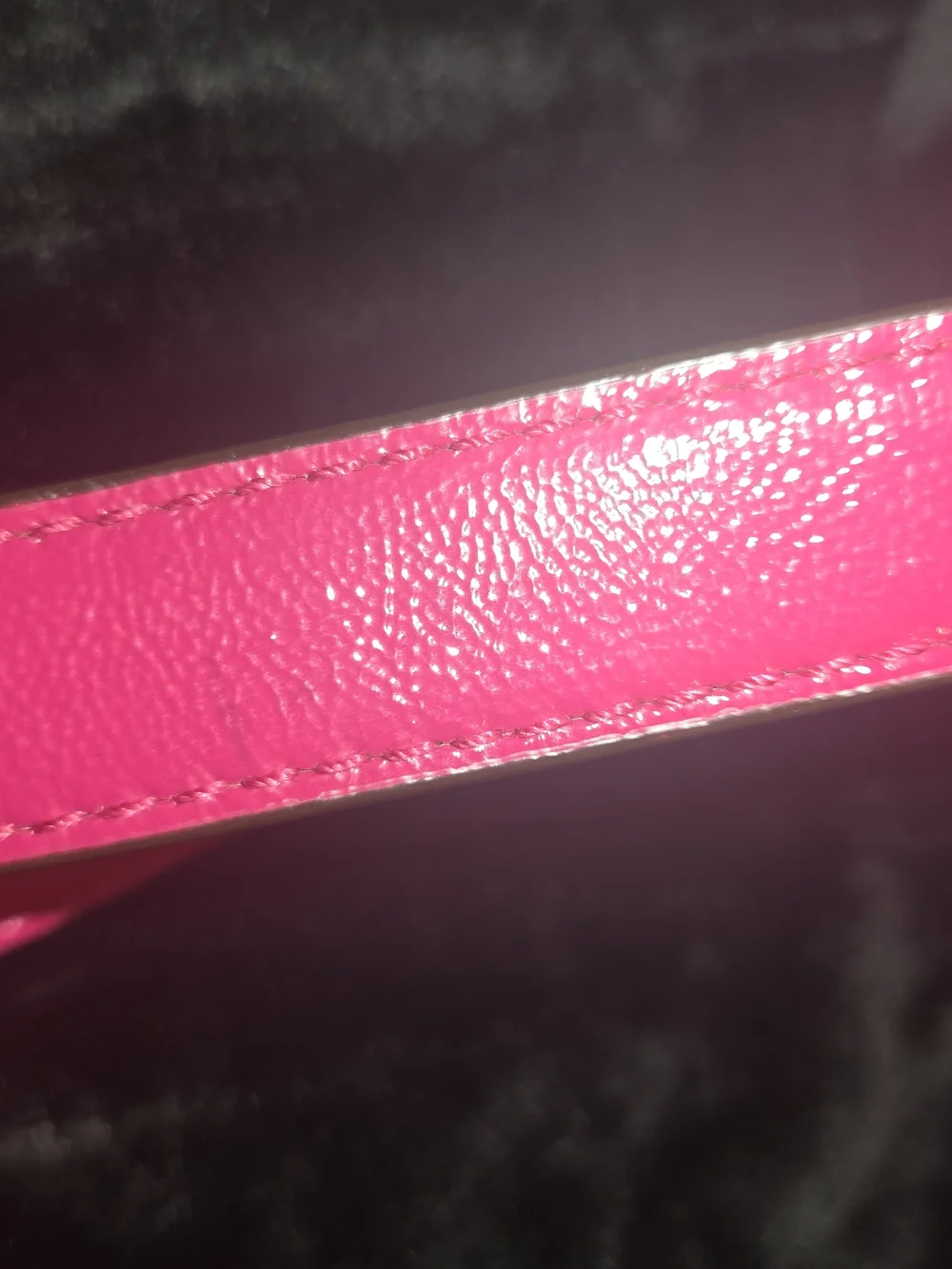 Coach Zoe F15478 Hot Pink Patent Leather Bag + Crossbody Strap